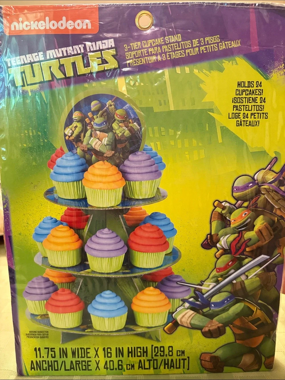 Nickelodeon Teenage Mutant Ninja Turtles 3-Tier Cupcake Stand